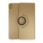 iPad 2022 10.9 10.Nesil 360 Deri - Gold Tablet Kılıfı