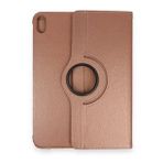 iPad 2022 10.9 10.Nesil 360 Deri - Rose Gold Tablet Kılıfı