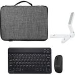 Ipad 6-7-8-9 Nesil 10.2 Inch Tablet Çanta + Bluetooth Klavye + Mouse + Tablet Standı - AL8112