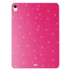 iPad Air 10.9 2022 (5 Nesil) Simli Parlak Görünümlü Tablet Koton İle Uyumlu Kılıf 30614 Pembe Koyu