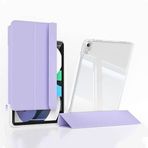 iPad Air 11 2025 M3 İle Uyumlu Kılıf Magnetik Ayrılabilen Airbagli Sliding Tablet İle Uyumlu Kılıfı 36461 Lavender
