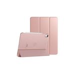 İpad Air 11 İnç 2024 6. Nesil M2 Çip Uyumlu Kalem Bölmeli Akıllı Smart Tablet Kılıfı pembe