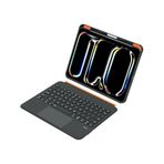 Ipad Air 11 M2/m3 Uyumlu 360° Döner Manyetik Türkçe Q Klavyeli Kılıf (Rgb Işıklı – Trackpad’li) (360Dönen)