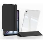iPad Air 13 2025 M3 Kılıf Magnetik Ayrılabilen Airbagli Zore Sliding Tablet Kılıfı - Siyah