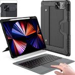 iPad Air 13 Inç Kılıf Klavye 2024 ve iPad Pro 12.9 Inç 2022-6TH/2021-5TH/2020-4TH/ 2018-3RD Gen,