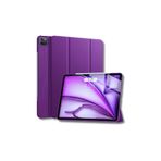 iPad Air 13 inç M2 Çipli 2024 Uyumlu Akıllı Smart Cover Tablet Kılıfı A2898/A2899/A2900 Mor