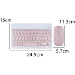 iPad Air 6.nesil 11'' Stand Klavye ve Mouse Set - Pembe