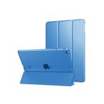 iPad Mini 1.2.3. Nesil Uyumlu Fuchsia Smart Cover Standlı Katlanabilir Akıllı 1-1 Tablet Kılıfı Mavi