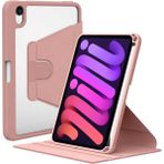 Ipad Mini 2021 6.Nesil Nayn Dönebilen Standlı Pembe Kılıf
