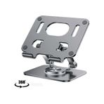 İpad Mini 3 Uyumlu 360 Derece Dönebilen Katlanabilir Metal Stand