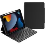 iPad Pro 10.5 7.nesil Uyumlu Klavyeli Kılıf Wiwu Protective Gizli Kalem Bölmeli Siyah