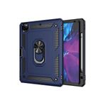 Ipad Pro 11 2020 ile Uyumlu Kılıf Antişok Önleyici Zırhlı Silikon Tablet ile Uyumlu Kılıfı Lacivert