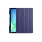 iPad Pro 11 (2024) Kılıf Kalemlikli Hugo Tablet Kılıfı - LACIVERT-(5796)