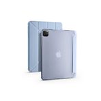 Ipad Pro 12.9 '' 2020 Hafif Katlanır Akıllı Kılıf Uyku Modu Özellikli Kalemlikli Tablet Kılıfı Mavi
