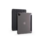 Ipad Pro 12.9 '' 2020 Hafif Katlanır Akıllı Kılıf Uyku Modu Özellikli Kalemlikli Tablet Kılıfı Siyah