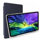 iPad Pro 12.9 (2021) Kılıf Kalemlikli Mars Tablet Kılıfı - Lacivert