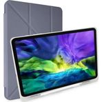 iPad Pro 12.9 (2021) Kılıf Kalemlikli Mars Tablet Kılıfı - LILA-(5796)