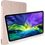 iPad Pro 12.9 (2021) Kılıf Kalemlikli Mars Tablet Kılıfı - Rose GOLD-(5796)
