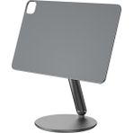 iPad Pro 12.9 2022 M2 Tablet Standı Wiwu ZM-310 360 Derece Dönebilen Magnetik Başlıklı Gri