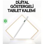 iPad Uyumlu 1.5mm Pom Uçlu Dokunmatik Kalem Uzun Kullanım Süreli Stylus - 0 - Siyah