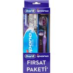 İpana 3 Boyutlu Beyazlık Kömür Özlü 75 ml Diş Macunu + Oral-B Cavity Defense Diş Fırçası