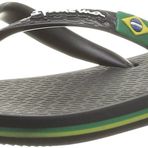 Ipanema Classic Brazil II, unisex çocuk arası terlik, siyah (21138/siyah/siyah), 25/26