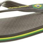 Ipanema Classica Brasil II FF, kadın parmak arası terlik, Siyah, 38 EU