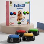 ipawspace Ses Kayıt Düğmesi, İletişim için Köpek Düğmeleri Evcil Hayvan Eğitimi Buzzer, 30 İkinci Kayıt ve Oynatma, Arkadaş Ailesi için Komik Hediye