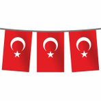 İpe Dizili 20*30 cm Türk Bayrağı 100 metre