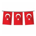 İpe Dizili 30*45 cm Türk Bayrağı 100 metre