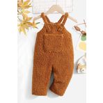 ipek atlas Erkek Kız Bebek Ve Çocuk Peluş Pofuduk Kumaş Aylık Ve Yaş Salopet