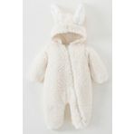 ipek atlas Unisex Tavşan Peluş Çocuk Tulum