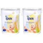İpek Bebek Temizleme Pamuğu, Beyaz, 60 Adet 2li paket
