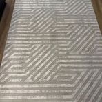 İpek Halı Gaspara 14876 A.Gri - Krem Modern Salon Halısı