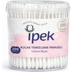 İpek Ipek Kulak Temizleme Pamuğu 200 Adet – %100 Saf Pamuk Cotton Buds