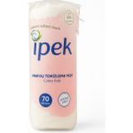 İpek Ipek Makyaj Temizleme Pedi 70’li – %100 Pamuk, Dikişli Kenar, Çift Taraflı Yüz Temizleme Pamuğu