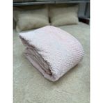 Ipek Kadife Kapitoneli Yatak Örtüsü Takımı - 2'li Yastık Kılıfı - Pembe - 240 x 250 cm