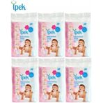 İpek Maxi 6'lı Toplam 360 Adet Bebek Temizleme Pamuğu
