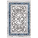 İpek Mekik Halı Blossom Lacivert Füme Retro Figürlü Halı 120 x 200 LACİVERT FÜME