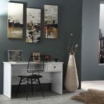 İpek Mobilya Alonzo 74x126 cm Beyaz Çalışma Masası