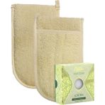 Ipek Naturel Kabak Lifi Kese Çift Taraflı El Geçmeli + Jojoba Sabunu Banyo Hamam Kesesi Spa Seti