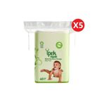 İpek Organik Bebek Temizleme Pamuğu 60'lı x 5'li Paket