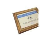 İpek Sanatsal A4 Çerçeve Hakiki Camlı - Diploma Ve Sertifika Çerçevesi - 21X30 Boyutu (A4) İçin