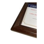 İpek Sanatsal Diploma Çerçevesi - Hakiki Camlı Ürün - 25cmx35,3cm Belge İçin