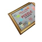 İpek Sanatsal Puzzle Çerçevesi Altın Renk 34X48 Ebat - Yatay Veya Dikey - Hakiki Camlı Ürün
