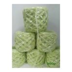 İPEK YÜN İPLİK DÜNYASI Angora Örgü İpi (Açık Fıstık Yeşili) Kelebek İp Karışım 1x100gr