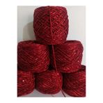 İPEK YÜN İPLİK DÜNYASI Koton (Pamuk) Bükümlü (Bordo) Pul (Bordo) 100gr