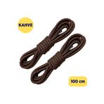 ipekbazaar 100 Cm Kahve Mega Shoelace, Bot Ayakkabı Bağcığı Bağı Ipi, Fitilli Dayanıklı Sağlam Bağcık,