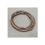 ipekbazaar DIY Bileklik Deri İp, 1,5mm x 2 metre Hakiki Deri Bileklik Kolye Aksesuar İpi, Bracelet Leather Rope