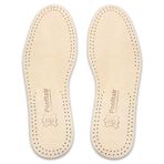 ipekbazaar Exclusive Hakiki Deri Ayakkabı Tabanlığı, Parfümlü, Koku Önleyici Ter Emici Tabanlık, Leather İnsole, (38-39, Naturel)